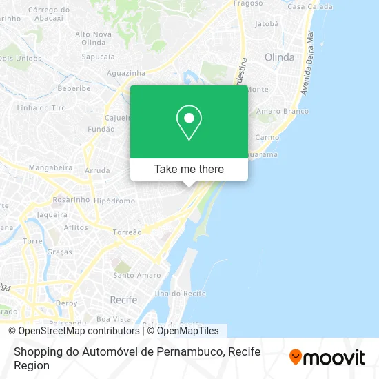 Shopping do Automóvel de Pernambuco map