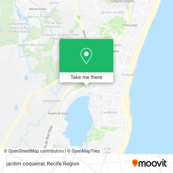 jardim coqueiral map