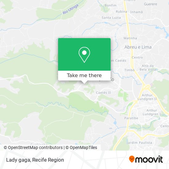 Lady gaga map