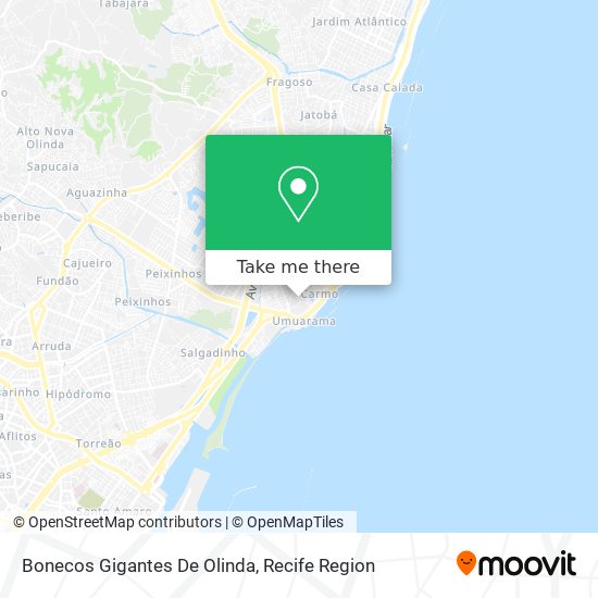 Bonecos Gigantes De Olinda map