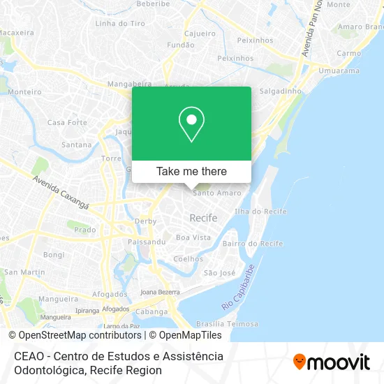 CEAO - Centro de Estudos e Assistência Odontológica map