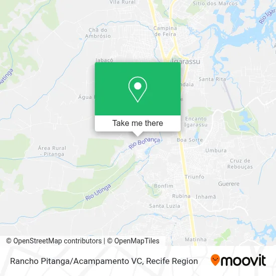 Rancho Pitanga/Acampamento VC map