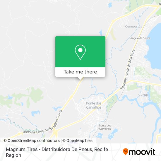 Magnum Tires - Distribuidora De Pneus map