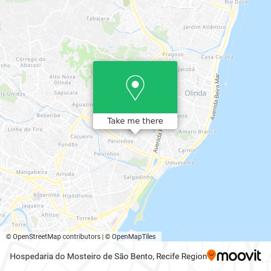 Hospedaria do Mosteiro de São Bento map
