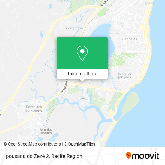 pousada do Zezé 2 map