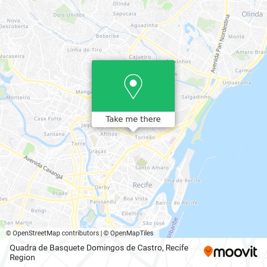 Quadra de Basquete Domingos de Castro map