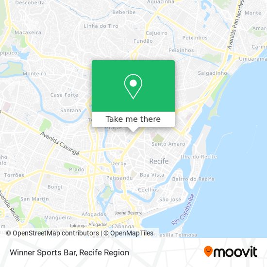 Mapa Winner Sports Bar