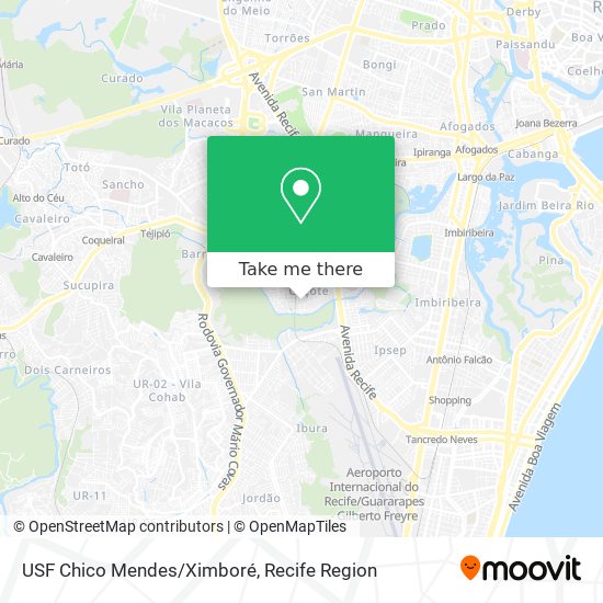 USF Chico Mendes/Ximboré map