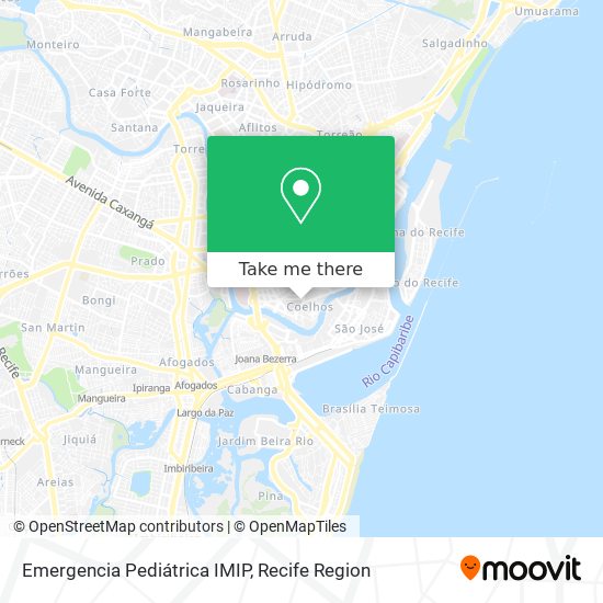 Emergencia Pediátrica IMIP map