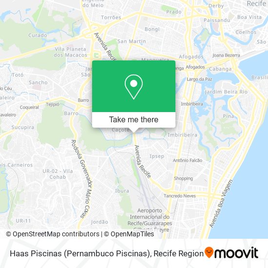 Haas Piscinas (Pernambuco Piscinas) map
