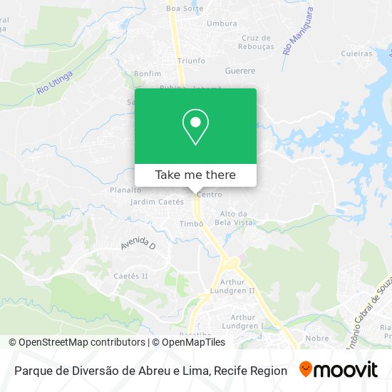 Parque de Diversão de Abreu e Lima map