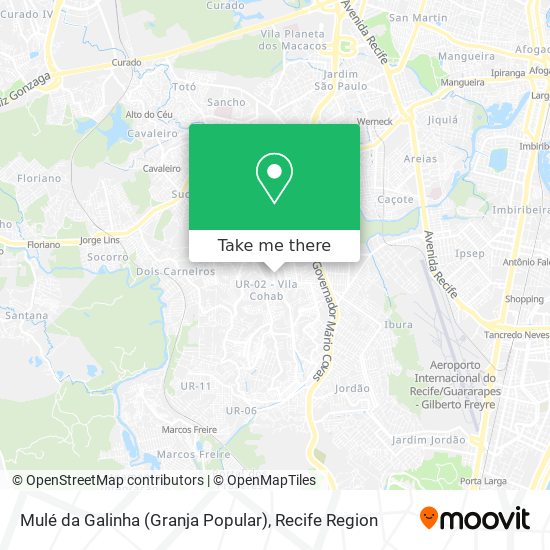 Mulé da Galinha (Granja Popular) map