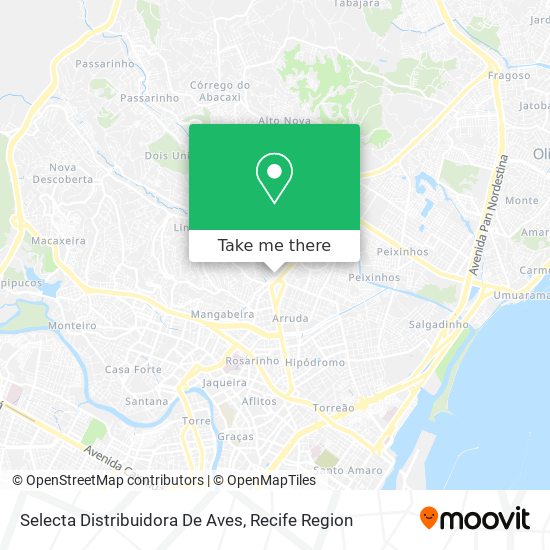 Selecta Distribuidora De Aves map