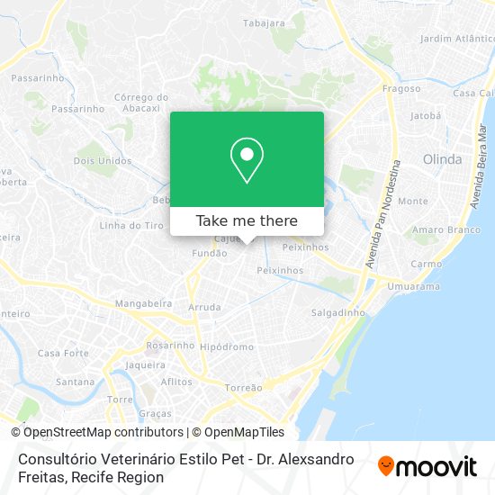 Consultório Veterinário Estilo Pet - Dr. Alexsandro Freitas map