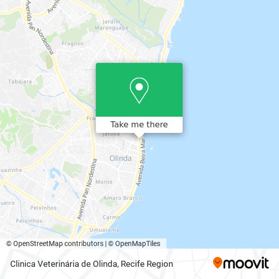 Clinica Veterinária de Olinda map