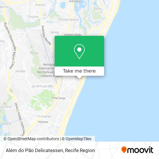 Além do Pão Delicatessen map
