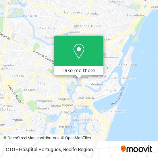CTO - Hospital Português map