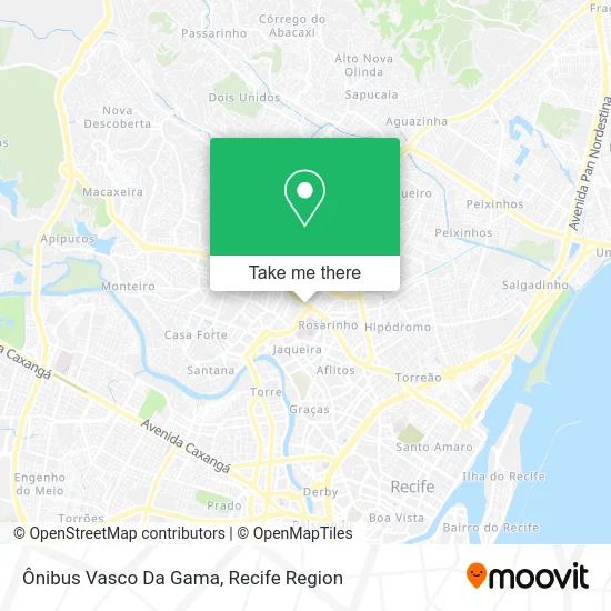 Ônibus Vasco Da Gama map