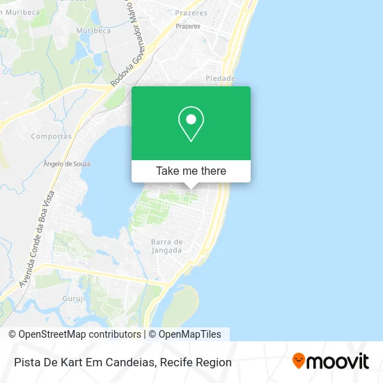 Pista De Kart Em Candeias map