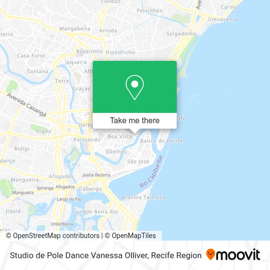 Studio de Pole Dance Vanessa Olliver map