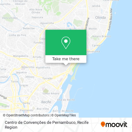 Mapa Centro de Convenções de Pernambuco