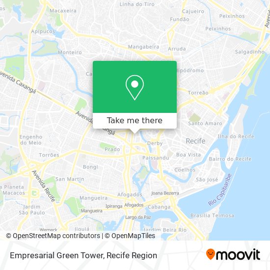 Empresarial Green Tower map