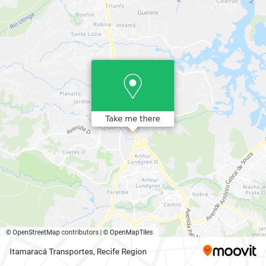 Itamaracá Transportes map