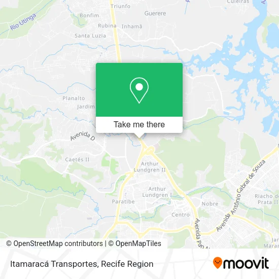 Itamaracá Transportes map