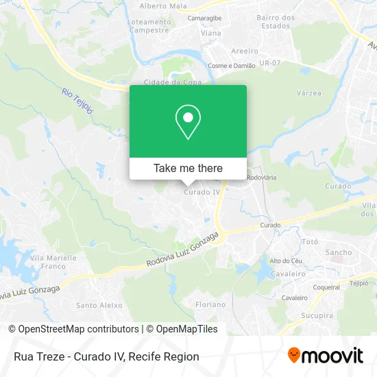 Rua Treze - Curado IV map