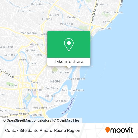 Contax Site Santo Amaro map
