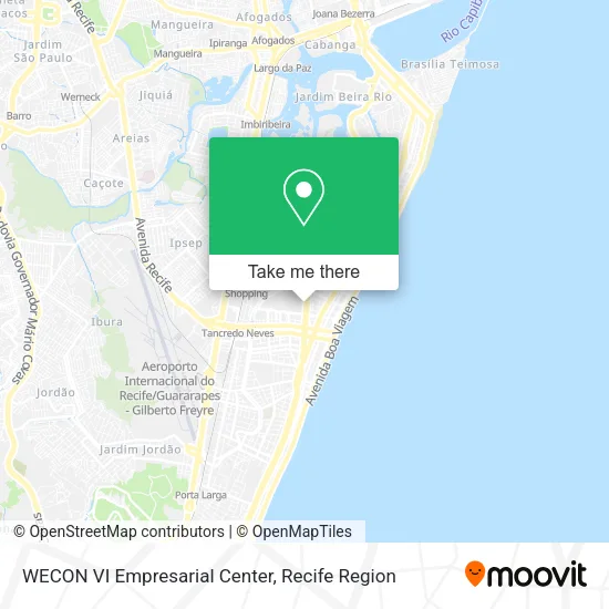 WECON VI Empresarial Center map