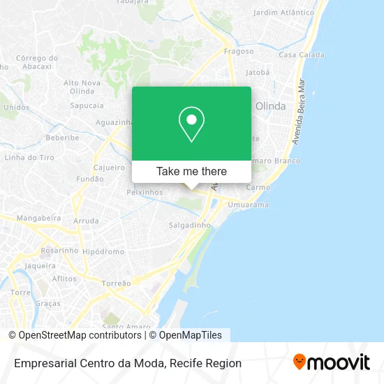 Empresarial Centro da Moda map