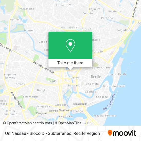 UniNassau - Bloco D - Subterrâneo map
