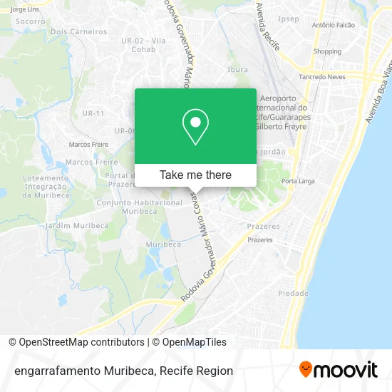 engarrafamento Muribeca map