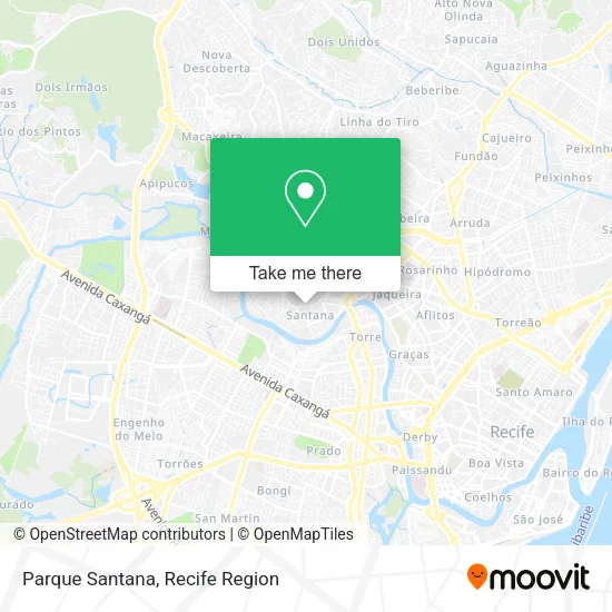 Parque Santana map