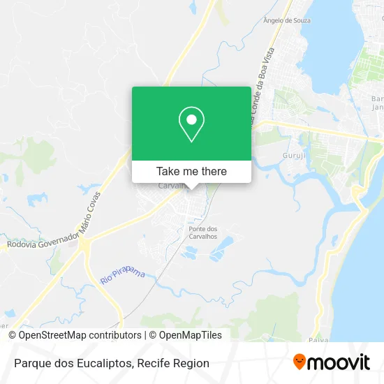 Parque dos Eucaliptos map