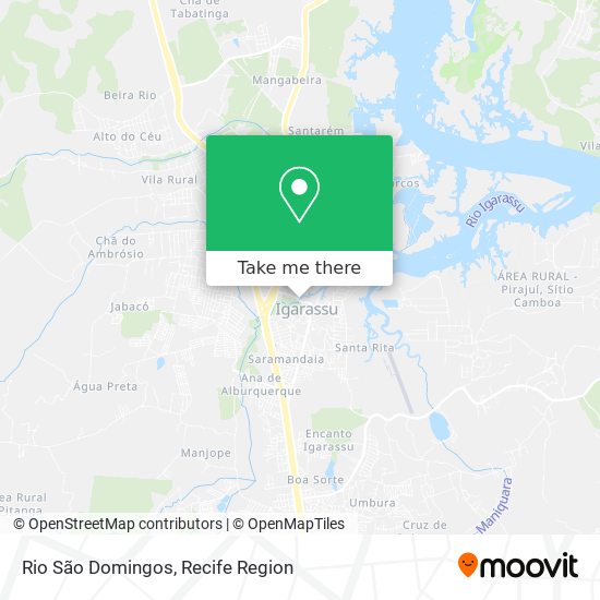 Mapa Rio São Domingos