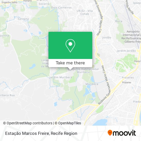 Estação Marcos Freire map