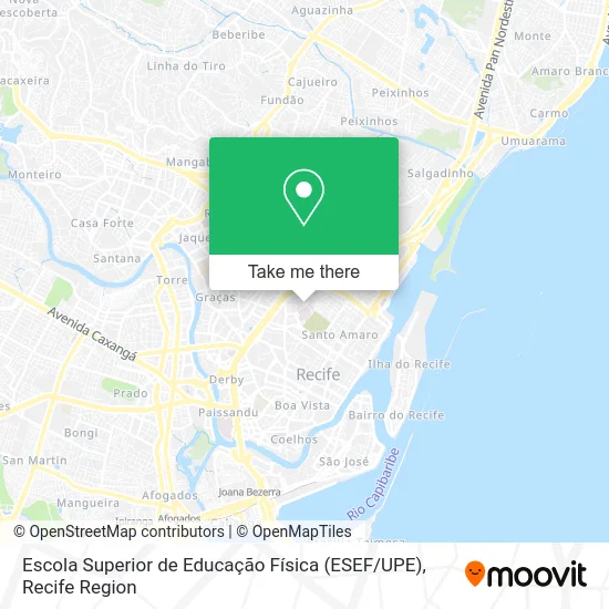 Escola Superior de Educação Física (ESEF / UPE) map