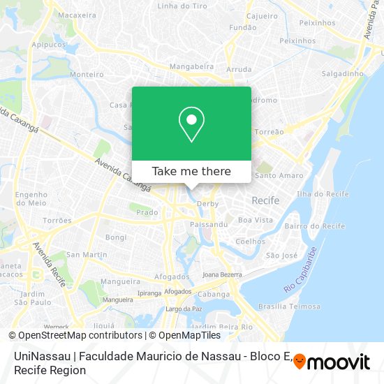 UniNassau | Faculdade Mauricio de Nassau - Bloco E map