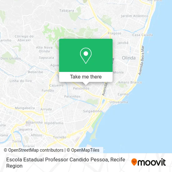 Escola Estadual Professor Candido Pessoa map