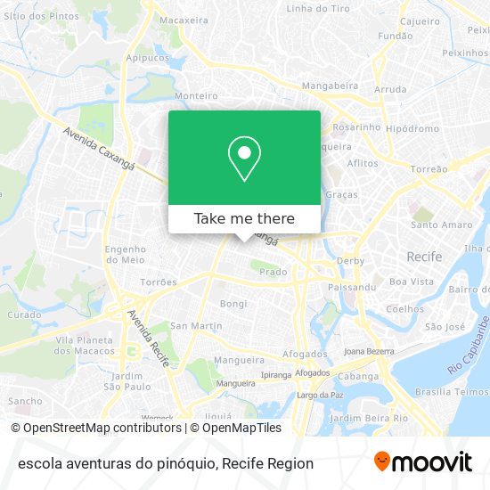 escola aventuras do pinóquio map