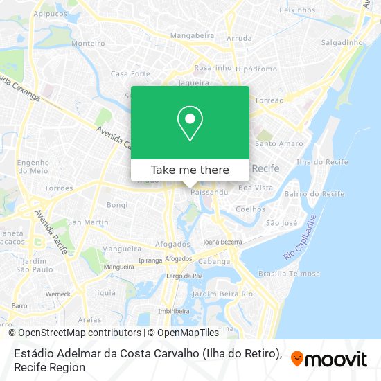 Estádio Adelmar da Costa Carvalho (Ilha do Retiro) map