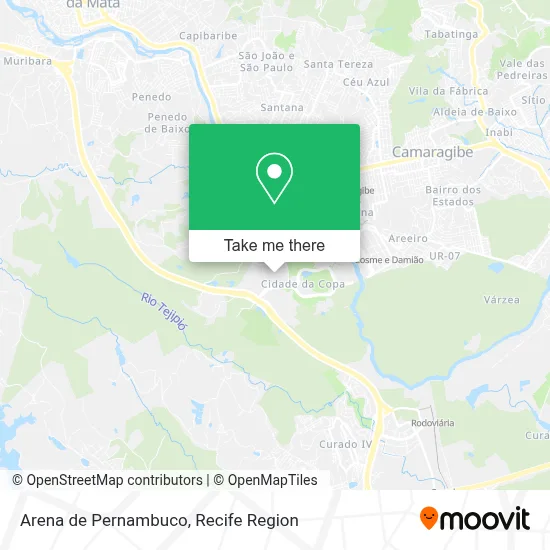 Arena de Pernambuco map