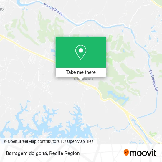 Barragem do goitá map