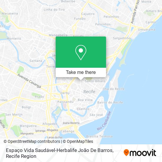 Espaço Vida Saudável-Herbalife João De Barros map