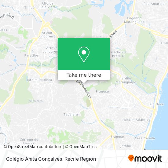 Colégio Anita Gonçalves map