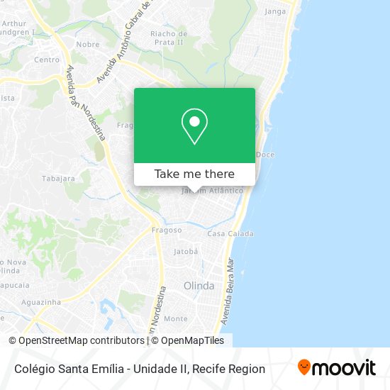 Colégio Santa Emília - Unidade II map