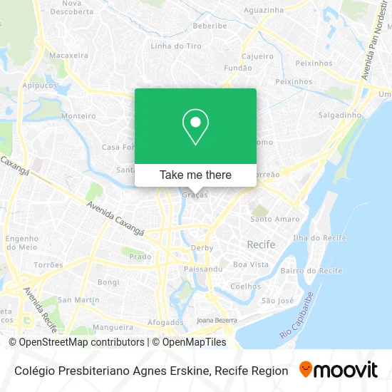 Colégio Presbiteriano Agnes Erskine map