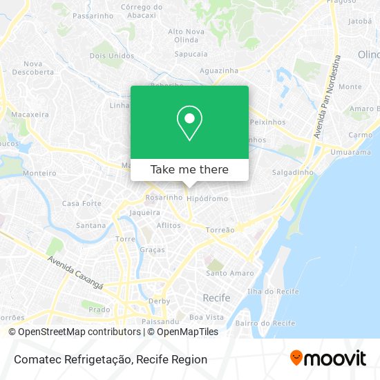 Comatec Refrigetação map